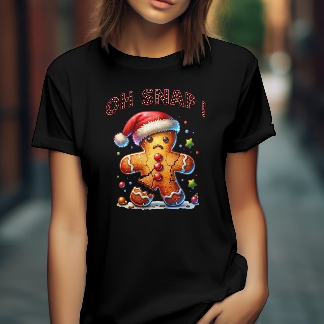 Camiseta Navidades divertidos Gingerbread man, chasquido (Subido por el creador)