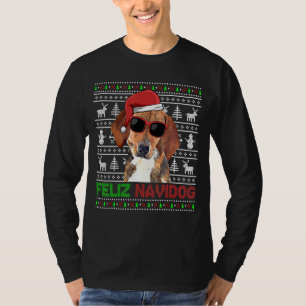 Camiseta Navidades divertidos Harrier Dog Feliz Navidog