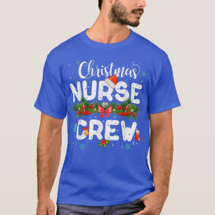 Camiseta Navidades divertidos iluminan a la enfermera reno