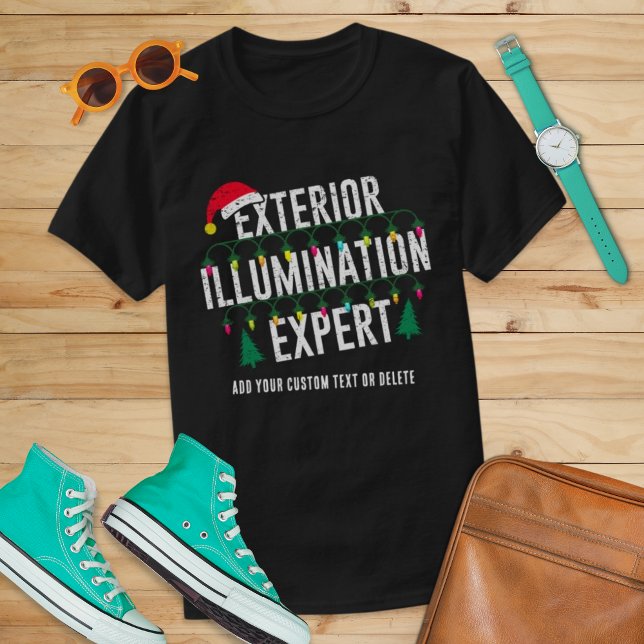 Camiseta Navidades divertidos iluminan el exterior (Subido por el creador)