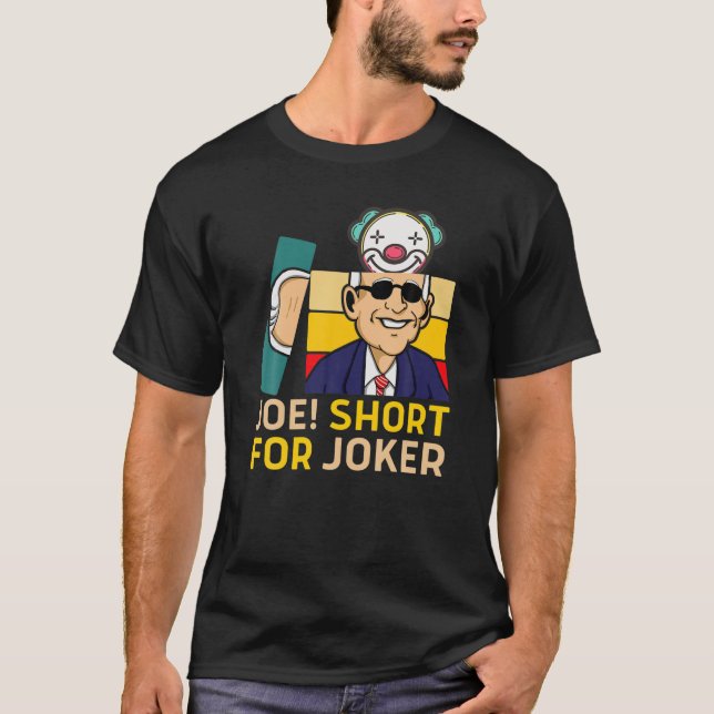 Camiseta Navidades divertidos Joe Biden Clown Joker America (Anverso)