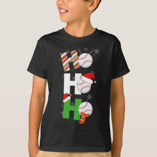 Camiseta Navidades divertidos jugador de pijamas de béisbol