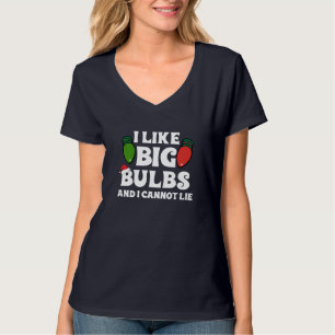 Camiseta Navidades divertidos Luces me gustan las Bombillas