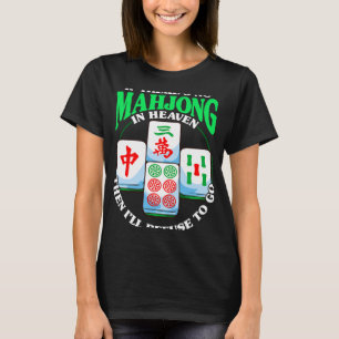 Camiseta Navidades divertidos Mahjong Bebiendo Xmas Lights