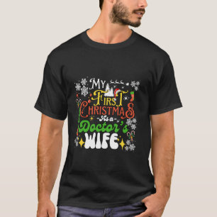 Camiseta Navidades divertidos Médica vestido de esposa Mi p