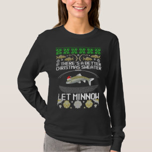 Camiseta Navidades divertidos: Minnow Bait Fish Trap Angler