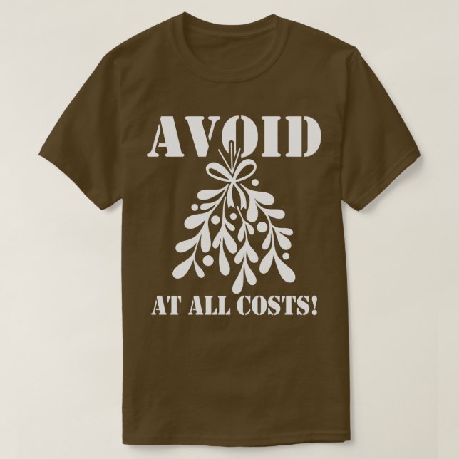 Camiseta Navidades divertidos Mistletoe Meme (Diseño del anverso)
