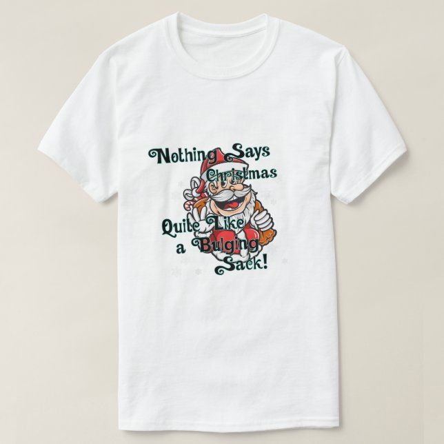 Camiseta Navidades divertidos, nada dice (Diseño del anverso)