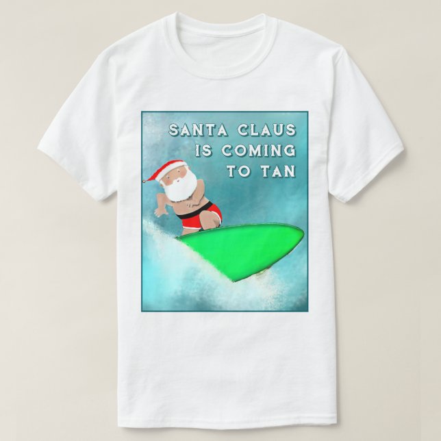 Camiseta Navidades divertidos navegando (Diseño del anverso)