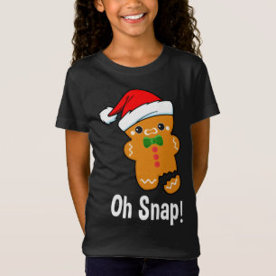 Camiseta Navidades divertidos, ¡Oh, Snap! El hombre del pan