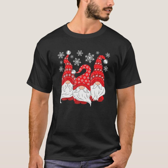 Camiseta Navidades divertidos Pajama Gnome Xmas Gnomes Snow (Anverso)
