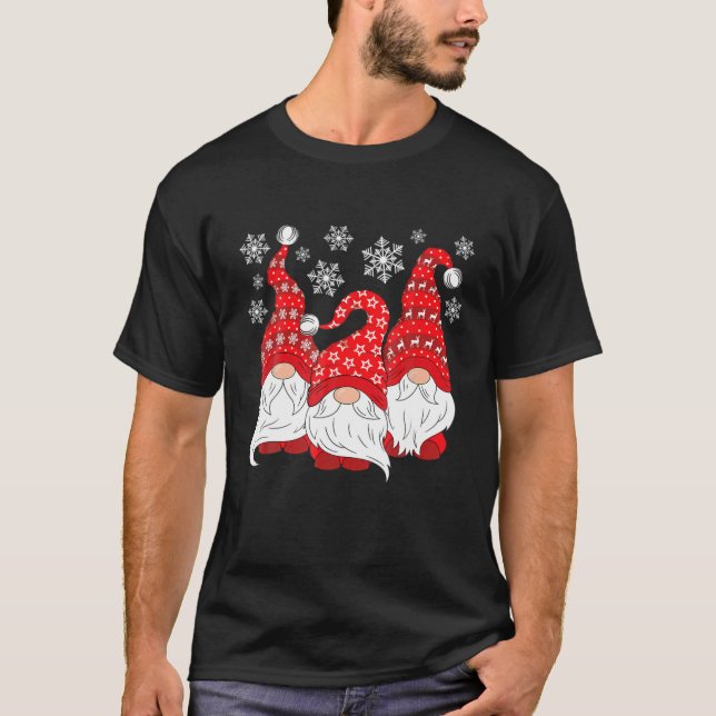 Camiseta Navidades divertidos Pajama Gnome Xmas Gnomes Snow (Anverso)