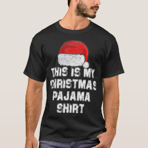 Camiseta Navidades divertidos Pajama Pj Tee Hombres Mujeres