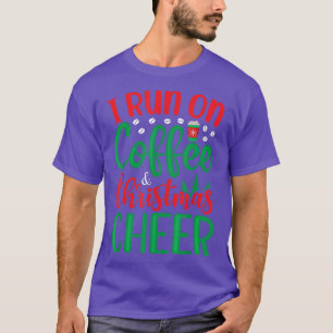 Camiseta Navidades divertidos para los hombres que corro en