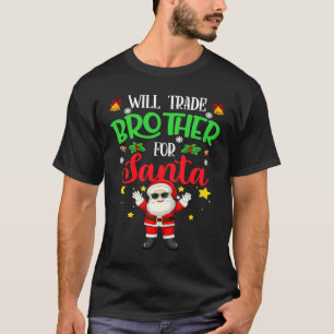 Camiseta Navidades divertidos para niños comercian con herm