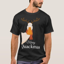 Navidades divertidos patan a Merry Quackmas Deer