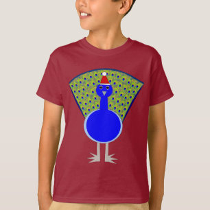Camiseta Navidades divertidos Peacock
