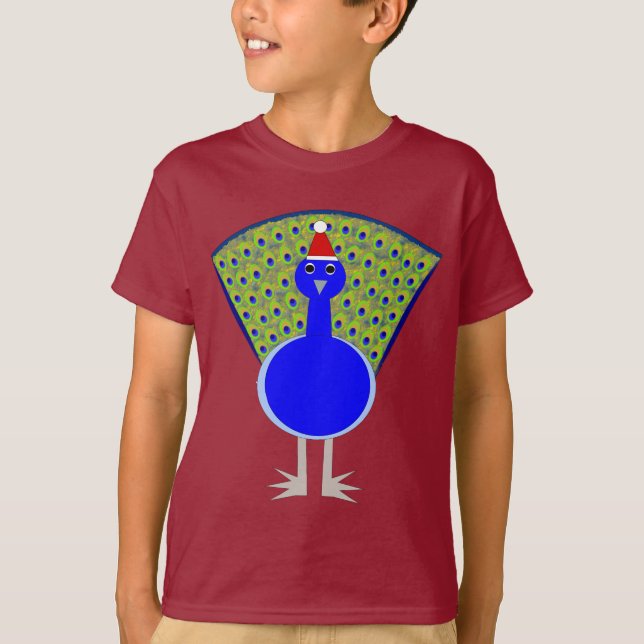 Camiseta Navidades divertidos Peacock (Anverso)