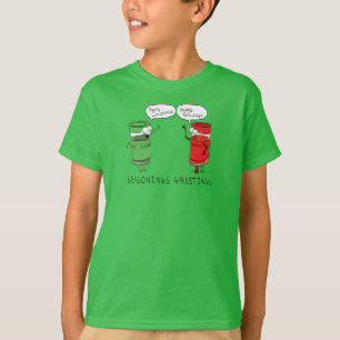 Camiseta Navidades divertidos Personalizado Cocinando espec