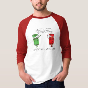 Camiseta Navidades divertidos Personalizado Cocinando espec