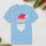 Camiseta Navidades divertidos Personalizado de dentista fav<br><div class="desc">Dile a todos quién es el favorito de Santa. La camiseta muestra a un Gorra de Santa Claus, bigote, barba y texto que dice "Dentista favorito de Santa" - o puedes rellenar el blanco . ... ... ... Enfermera, tío, papá, tía, mamá, ingeniero, amante del perro, etc. Personalizar el texto...</div>