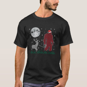Camiseta Navidades divertidos pisando a los renos de Santa 