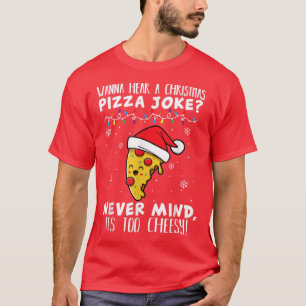 Camiseta Navidades divertidos pizza con Navidades gorra Chi