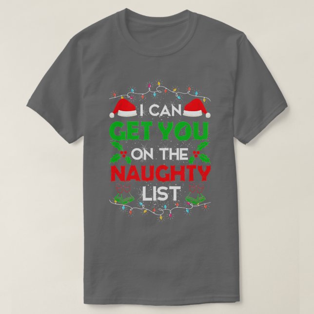 Camiseta Navidades divertidos que puedo conseguir en la lis (Diseño del anverso)