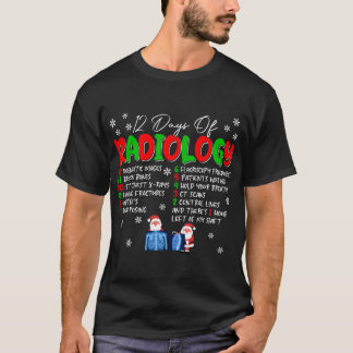 Camiseta Navidades divertidos Radiólogo 12 Días De Radiolog