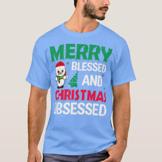 Camiseta navidades divertidos regalos Bienaventurados y Nav