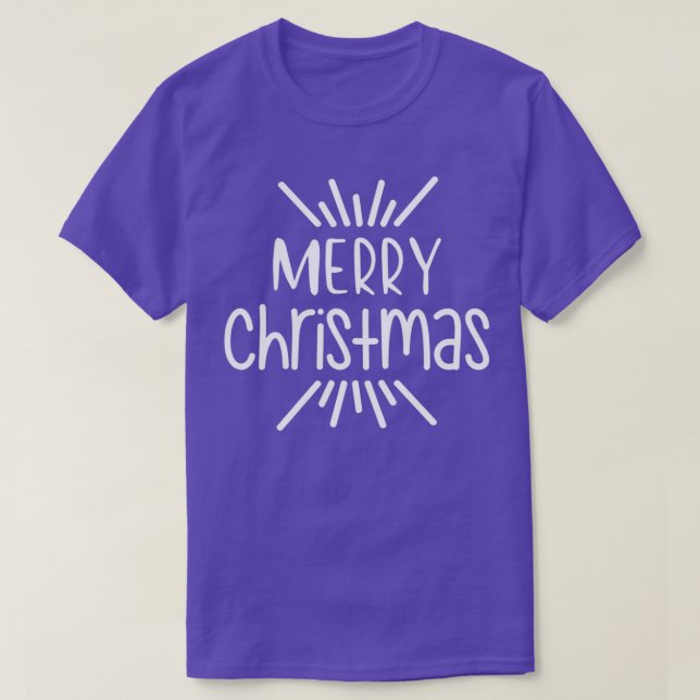 Camiseta navidades divertidos regalos Feliz Navidad 25 (Diseño del anverso)