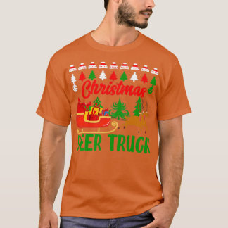 Camiseta navidades divertidos regalos Navidades Deer Truck