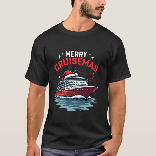 Camiseta Navidades divertidos Santa Cruise
