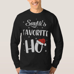 Camiseta Navidades divertidos santa Ho navidad