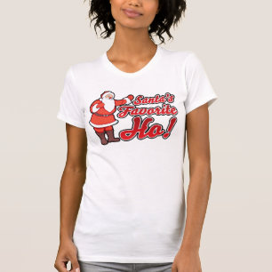Camiseta navidades divertidos Santas Favoritos HO