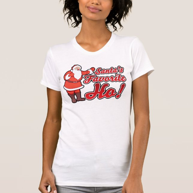 Camiseta navidades divertidos Santas Favoritos HO (Anverso)