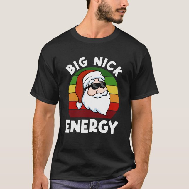 Camiseta Navidades divertidos Shirt Santa Shirt Big Nick En (Anverso)
