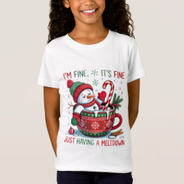 Camiseta Navidades divertidos Snowman