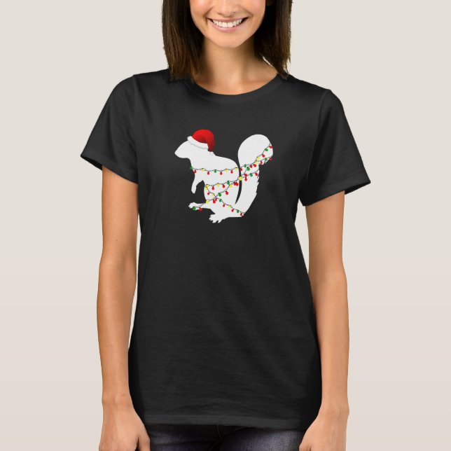 Camiseta Navidades divertidos Squirrel Premium (Anverso)