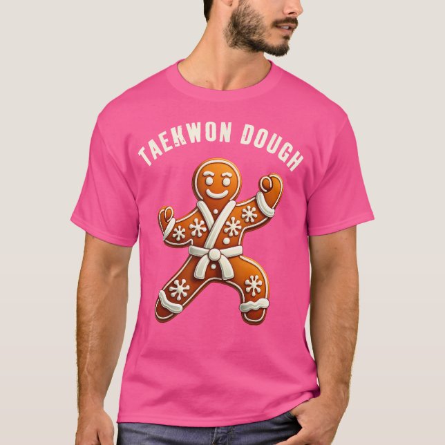 Camiseta Navidades divertidos Taekwondo Martial Man (Anverso)