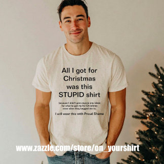 Camiseta Navidades divertidos, todo lo que conseguí fue un