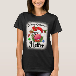 Camiseta Navidades divertidos Vaca Querido Papá Noel Solo T