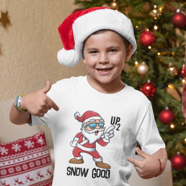 Camiseta Navidades divertidos y personalizados citan a Pers (Personalized Boys Funny Christmas Quote Cartoon T-Shirt)