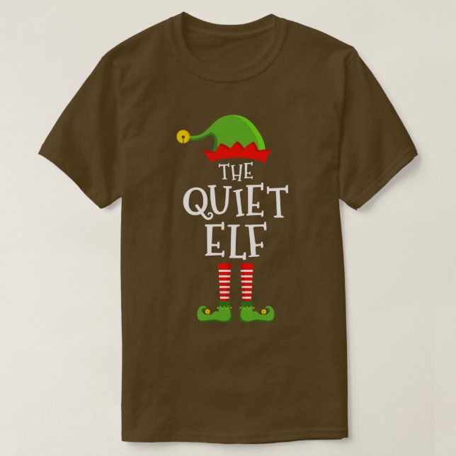 Camiseta Navidades divertidos y silenciosos a la par del pi (Diseño del anverso)