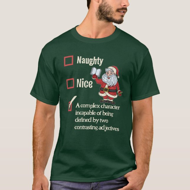 Camiseta Navidades divertidos y traviesos para escritores c (Anverso)