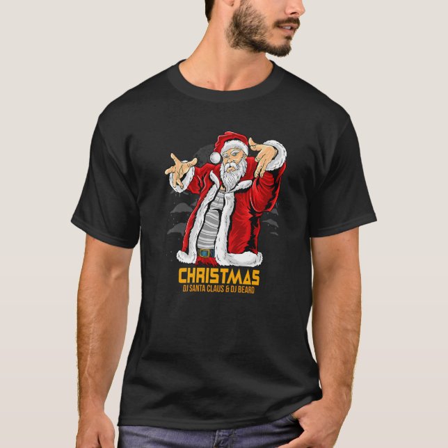 Camiseta Navidades Dj Santa Claus Navidades de disfraces Fi (Anverso)