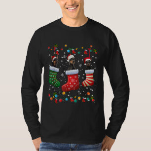 Camiseta Navidades Doberman se burlan de divertida Navidad 