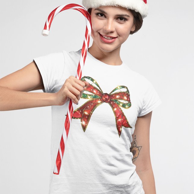 Camiseta Navidades Doblan El Ataque Con Luces Temporada De  (Subido por el creador)