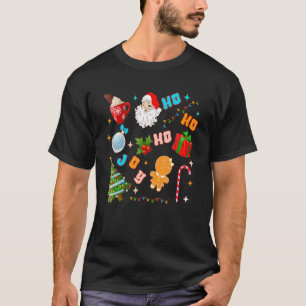 Camiseta Navidades Doodles Tis' The Season Santa Holiday Co