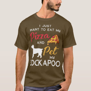 Camiseta Navidades dueños de Cockapoo Dog Pizza Lover Cumpl